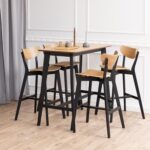 Baaritool ROXBY naturaalne/must - Pilt 7
