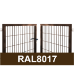 Autovärav STRONG laiusega 4m RAL8017 pruun – 1