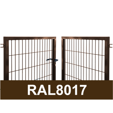 Autovärav STRONG laiusega 4m RAL8017 pruun – 1