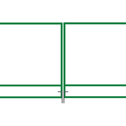 Autovärava raam laiusega 4m RAL6005 roheline – 1