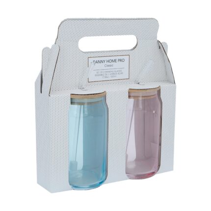 Joogipurgid CLASSIC 2tk 500ml sinine/roosa