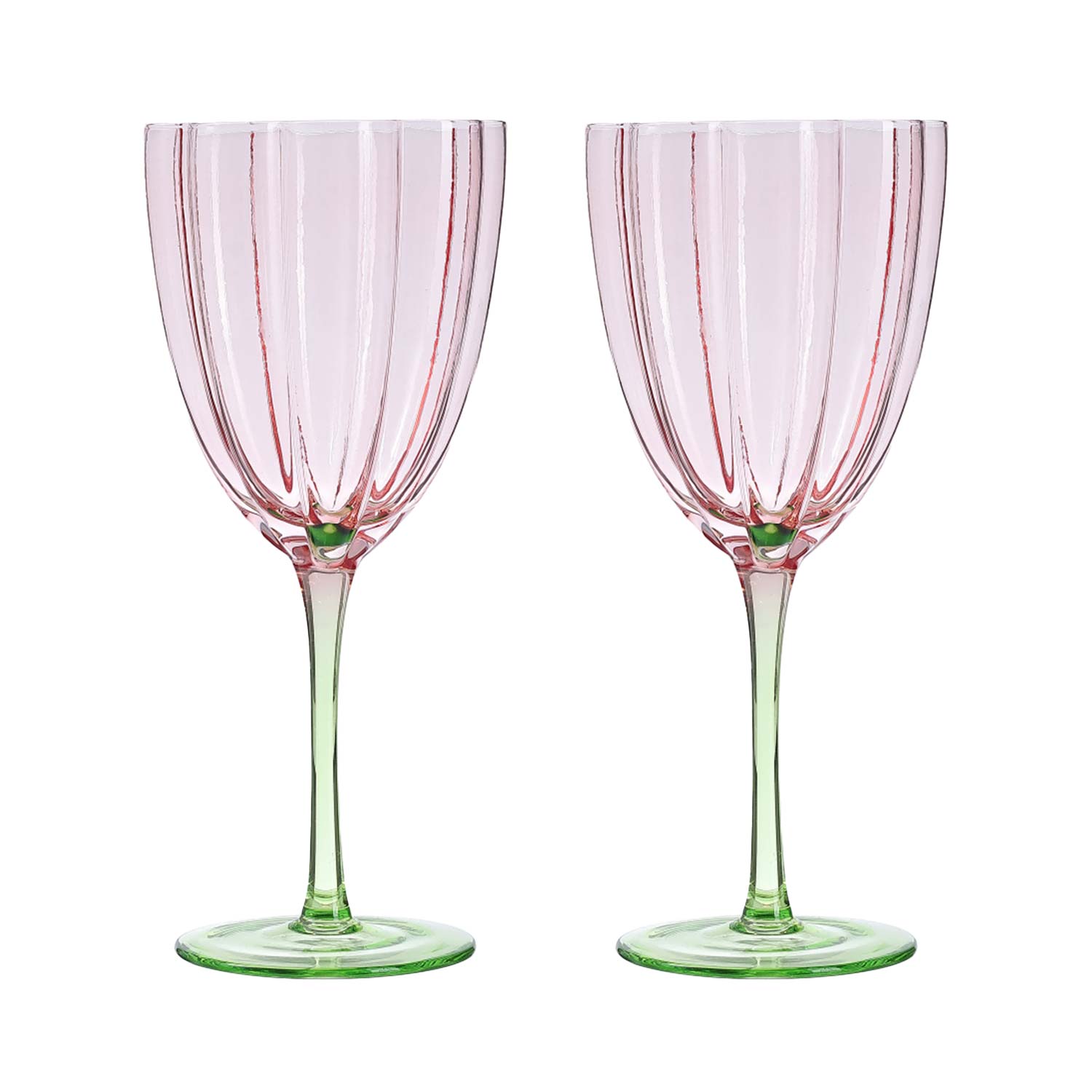 DH16322 Veinipokaalid TULIP 2tk H21.4cm