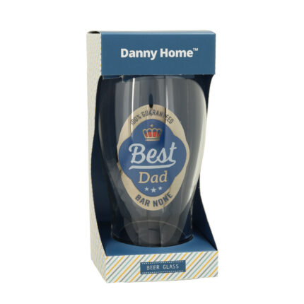 Õlleklaas FLOW "Best Dad" H15.9cm