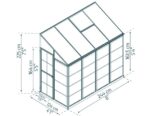 Seinakasvuhoone HYBRID 3,04m2 - Pilt 8