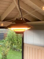 Halogeen-infrapuna terrassisoojendi must 1500w ÜMAR - Pilt 6