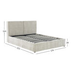 Voodi DAMANI madratsiga HARMONY DUO SEASON 160x200cm, beež - Pilt 4