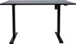 Töölaud ERGO 1-mootoriga 140x80xH71-121cm, must - Pilt 2