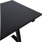 Töölaud ERGO 1-mootoriga 140x80xH71-121cm, must - Pilt 4