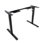 Töölaud ERGO OPTIMAL 1-mootoriga 120x60xH71-116cm, tamm/must - Pilt 4