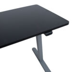 Töölaud ERGO LIGHT 1-mootoriga 120x60xH73-118cm, must/hõbehall - Pilt 4
