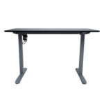 Töölaud ERGO LIGHT 1-mootoriga 120x60xH73-118cm, must/hõbehall - Pilt 5