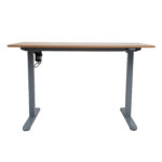Töölaud ERGO LIGHT 1-mootoriga 120x60xH73-118cm, tamm/hõbehall - Pilt 2