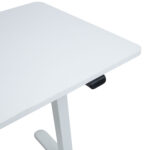 Töölaud ERGO LIGHT 1-mootoriga 120x60xH73-118cm, valge - Pilt 5