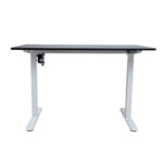 Töölaud ERGO LIGHT 1-mootoriga 120x60xH73-118cm, must/valge - Pilt 4