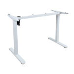 Töölaud ERGO LIGHT 1-mootoriga 120x60xH73-118cm, tamm/valge - Pilt 4