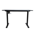 Töölaud ERGO LIGHT 1-mootoriga 120x60xH73-118cm, must - Pilt 4