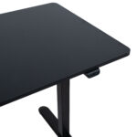 Töölaud ERGO LIGHT 1-mootoriga 120x60xH73-118cm, must - Pilt 5