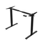 Töölaud ERGO FIT 1-mootoriga 120x60xH71,5-116cm, must - Pilt 2