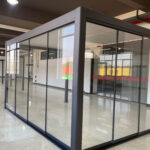 Varikatus MIRADOR-111 3x4m klaasist lükandseintega, tumehall - Pilt 4