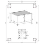 Varikatus MIRADOR-111 3x4m kardinatega, tumehall - Pilt 7