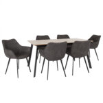 Söögilauakomplekt HELENA 6-tooliga 37049