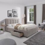 Voodi DUKE madratsiga HARMONY DUO 160x200cm, beež - Pilt 2