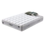 Voodi GRACE madratsiga HARMONY DUO SEASON 160x200cm, tumehall - Pilt 2