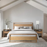 Voodi OZZO madratsiga HARMONY TOP 160x200cm, hele puit - Pilt 2