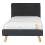 Voodi JUNO 90x200cm, madratsiga KUKA DUO 11 ZONE, hall - Pilt 3