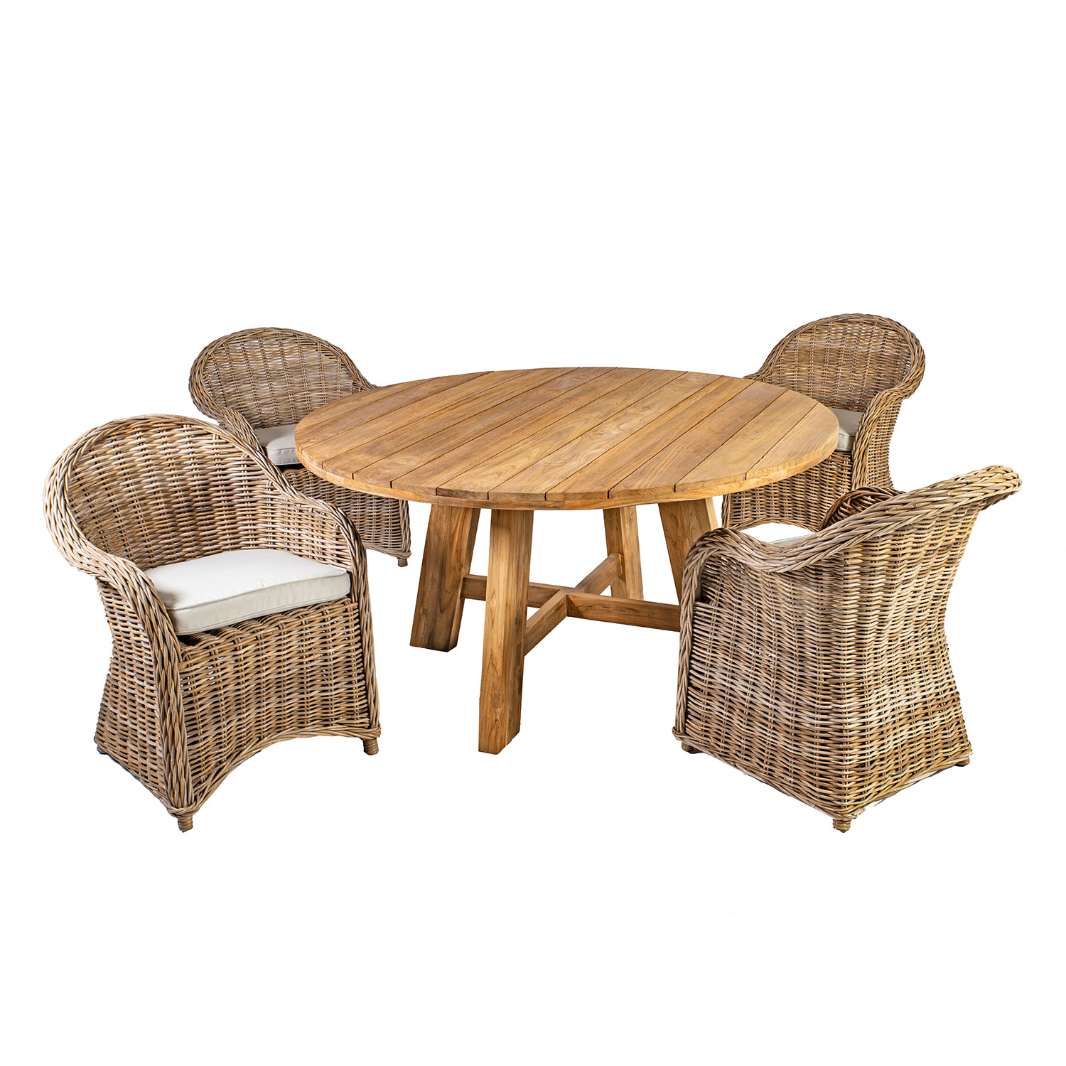 K42055 Söögilauakomplekt KATALINA 4-tooliga