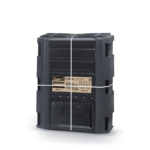 Komposter Compo 1200L 3-sektsiooniga must - Pilt 3
