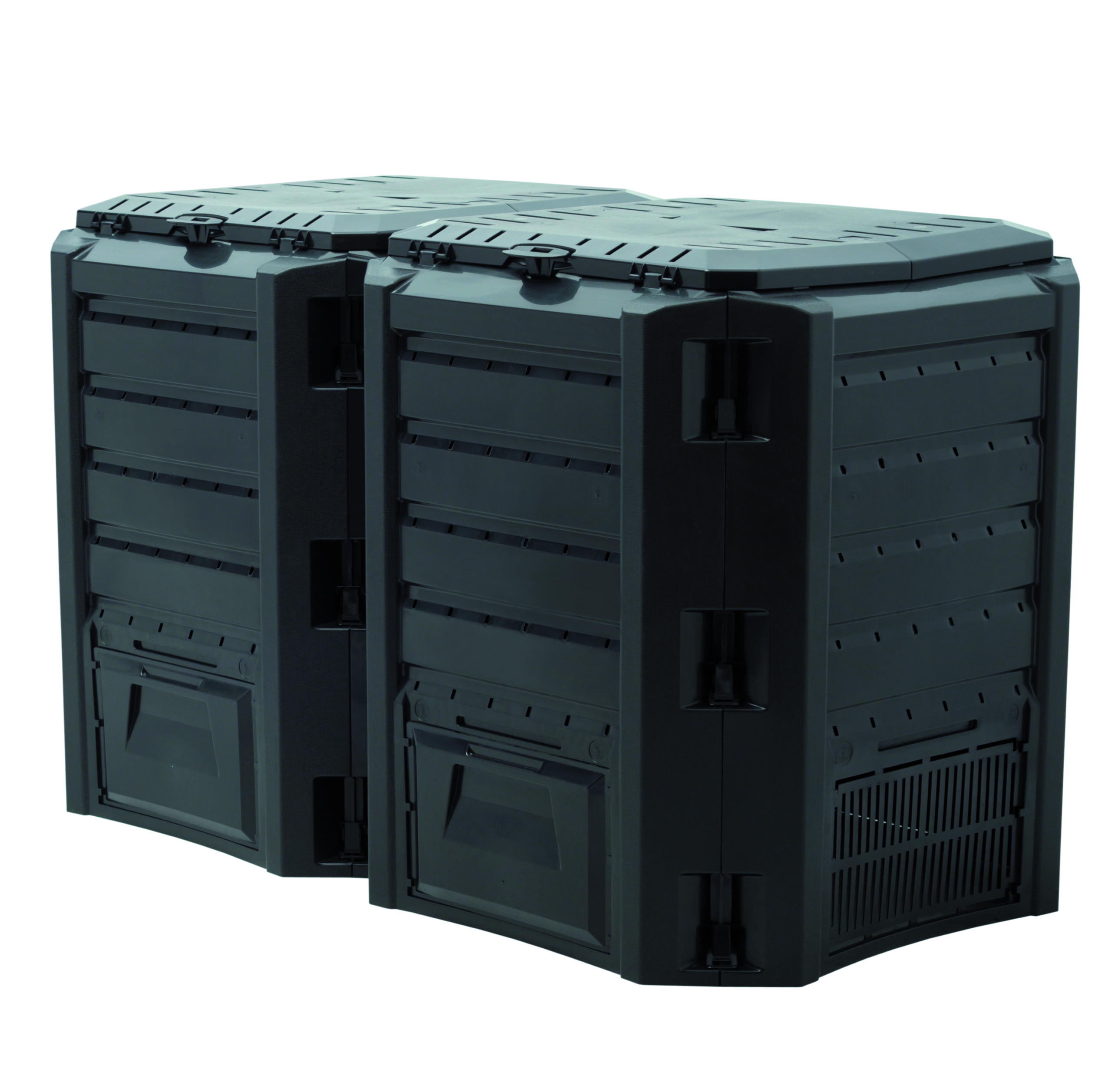 Komposter-7-scaled Komposter Compo 800L 2-sektsiooniga must