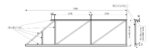 Liugvärava raam ava 5m RAL7016 – 1