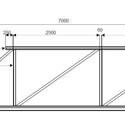 Liugvärava raam ava 5m RAL7016 – 1