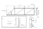 Liugvärava raam ava 5m RAL7016 - 1,1m - Pilt 2
