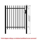 Jalgvärav varbaiale Polar - 1,4m - Pilt 5