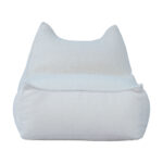 Kott-tool LARRY CAT 100x70x30/56cm, naturaalvalge - Pilt 2