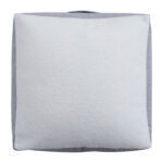 Tumba LAMB BAG 80x80xH30cm, valge/helehall - Pilt 2