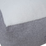 Tumba LAMB BAG 80x80xH30cm, valge/helehall - Pilt 3
