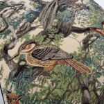 Padi HOLLY 45x45cm, rullkant, linnud metsas - Pilt 3
