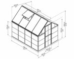 Kasvuhoone HYBRID 4,6m2 - Pilt 2