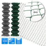 Punuvõrk PVC RAL9005 must 12,5m rullis - 1,5m - Pilt 2