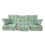 Kiigepadjad ROMA 108x56x10cm, 3tk, roosid - Pilt 2
