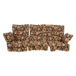 Kiigepadjad 3tk ROMA 108x56x10cm, lilled - Pilt 2