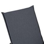 Lamamistooli kate SUMMER 55x190x5cm, tumehall - Pilt 2