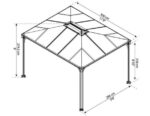 Varikatus Martinique 3600 HALL 295x360 cm - Pilt 2