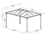 Varikatus Martinique 4300 HALL 295x430cm - Pilt 2