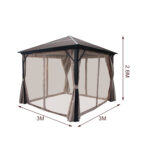 Varikatus 3x3m Sevilla - Pilt 2