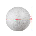 Aiavalgusti ümar graniithall 400mm - Pilt 3