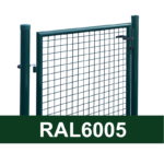 Jalgvärav laiusega 1m RAL6005 roheline – 2